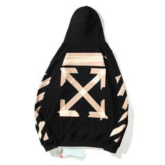 Off-White Black Packing Tape Arrow Hoodie