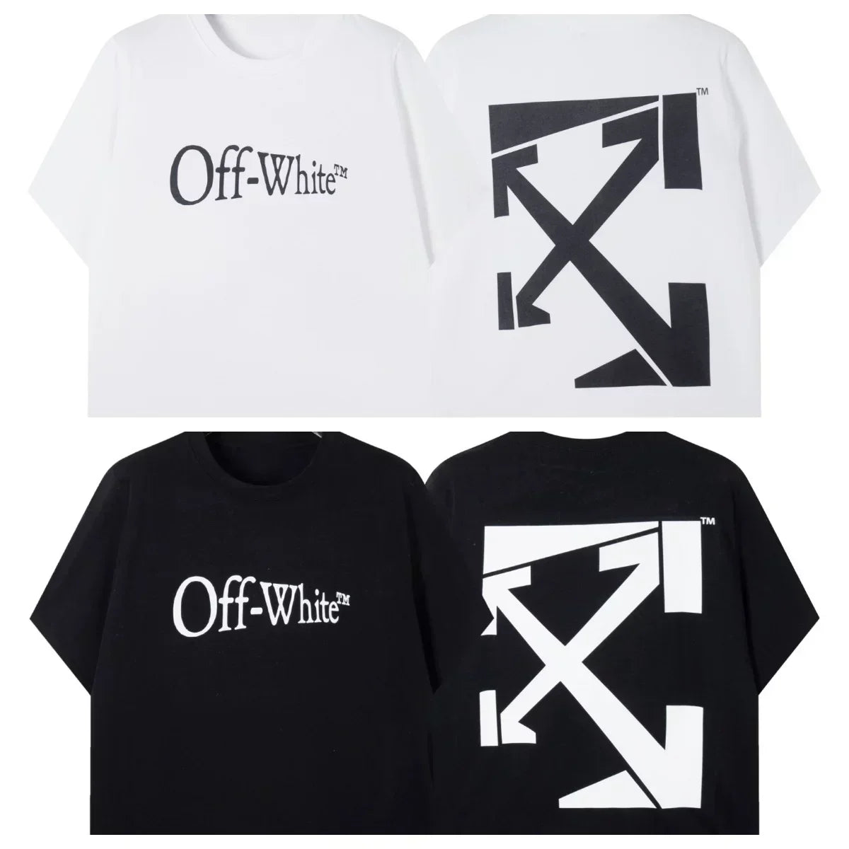 Off-White Classic Arrow Cross Logo Short Sleeve T-Shirt