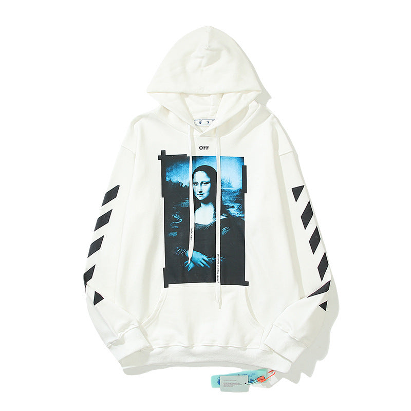 Off-White White Mona Lisa Tape Frame Hoodie