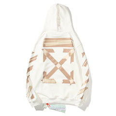 Off-White White Packing Tape Arrow Hoodie